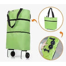 Bolsa dobrável com rodas