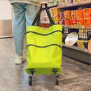 Bolsa dobrável com rodas