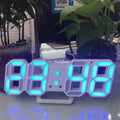 Relógio digital de parede LED 3D