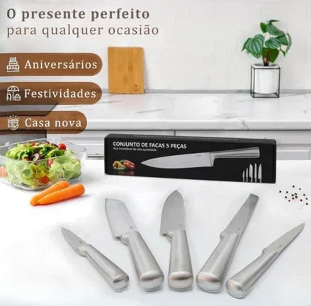 Conjunto de facas Lumai profissional