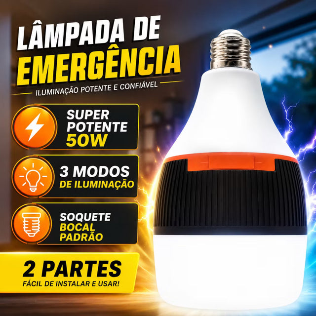 Lâmpada led de emergência