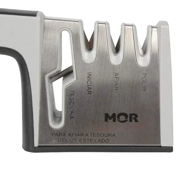 Afiador de Faca e tesoura Profissional Mor