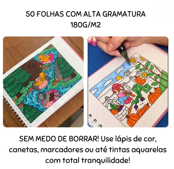 Livro de Colorir Bobbie Goods - Frete Gratis