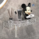 Prateleira De Banheiro Sem Furo Acrilico com gancho de Chifre