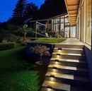 Luminária Solar Para Escada Parede Muro À Prova D'água 8 unidades