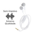 Fone de ouvido com fio