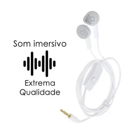 Fone de ouvido com fio