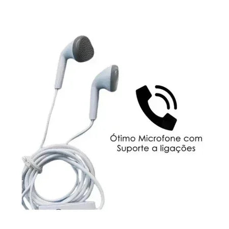 Fone de ouvido com fio