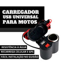Tomada para Moto USB 12V